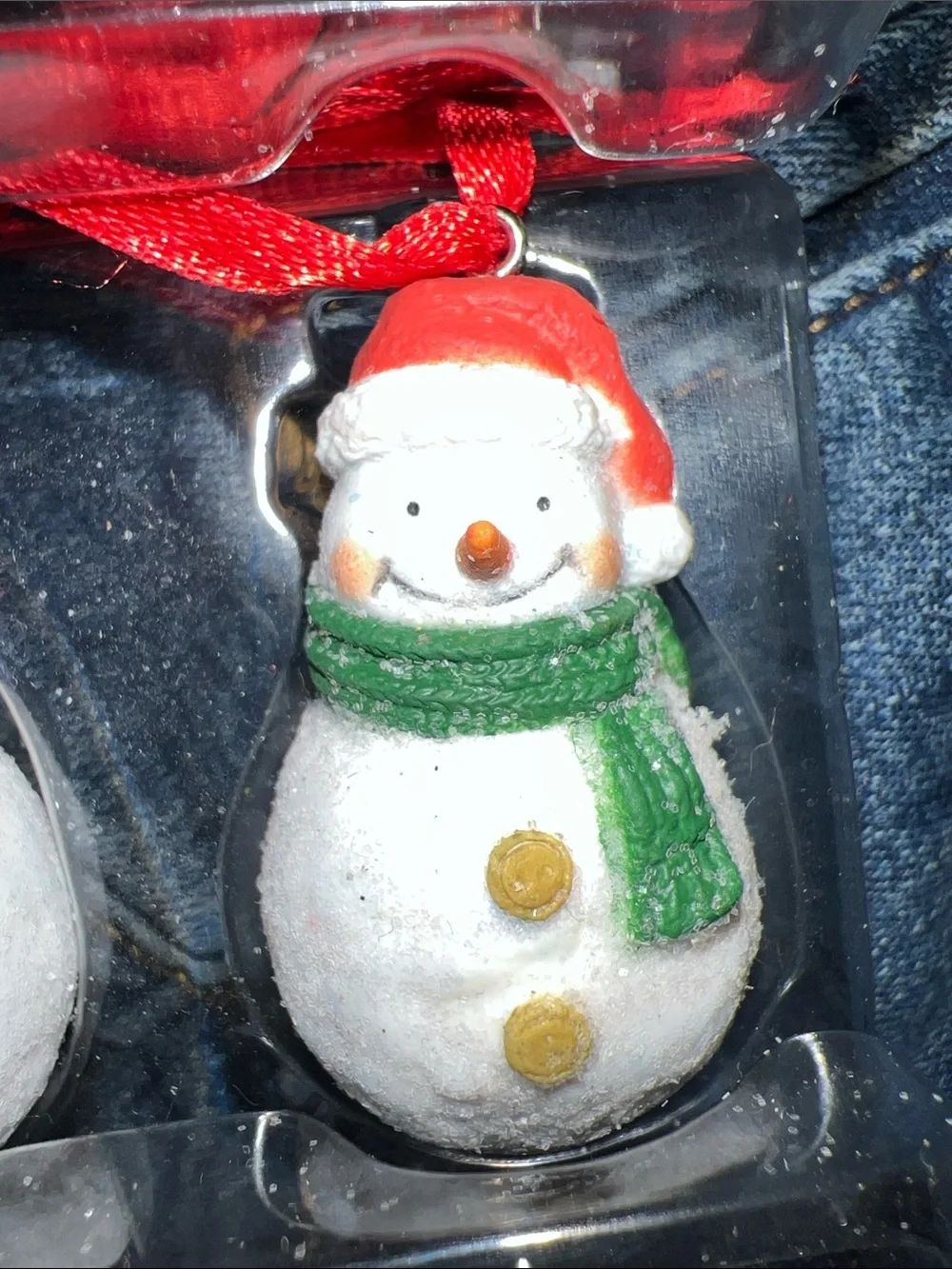 Hallmark 2013 Let It SnowMen 5 Mini Christmas Tree Ornaments NEW in Box